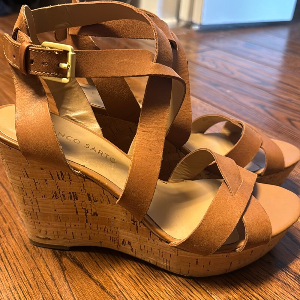 Tan wedges